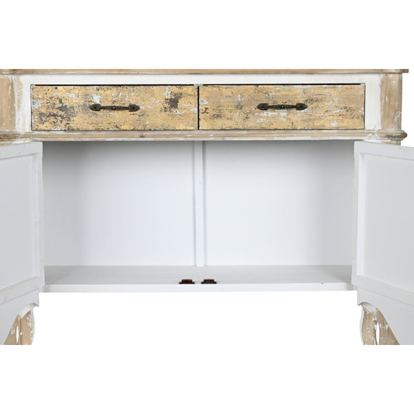 Ebern Designs Jamilex Cm Wide Drawer Spruce Solid Wood Sideboard